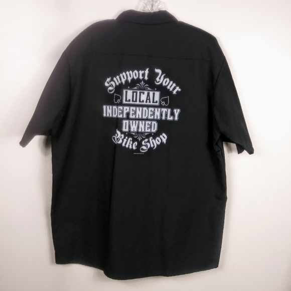 NWOT Red Kap Biker Short Sleeve Work Shirt Grey - Picture 4 of 8